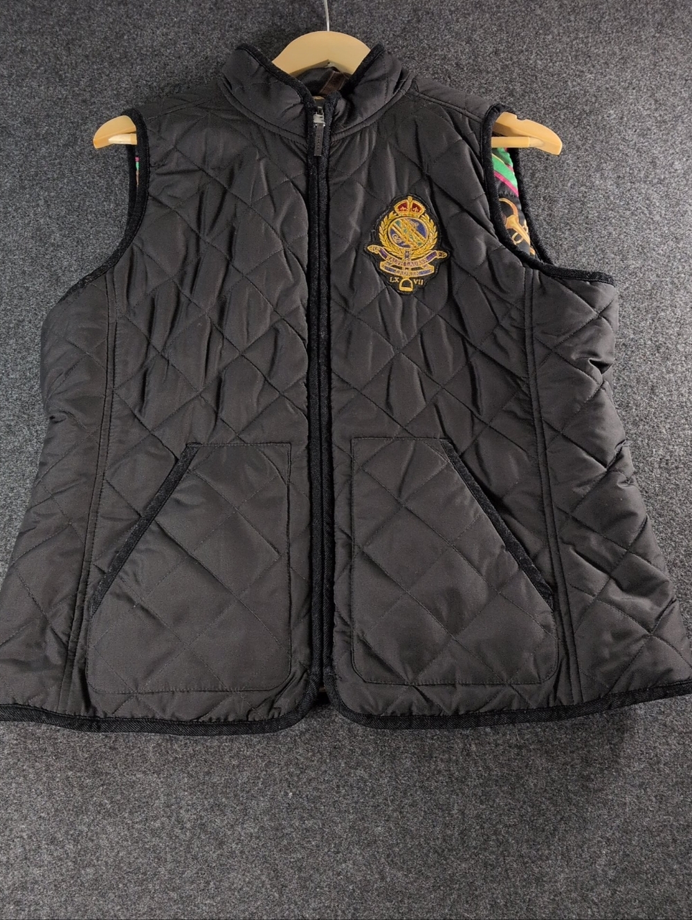 Ralph Lauren quilted Reversible vest